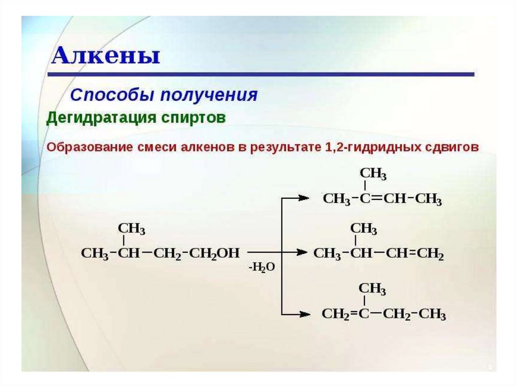 В природе алкенов