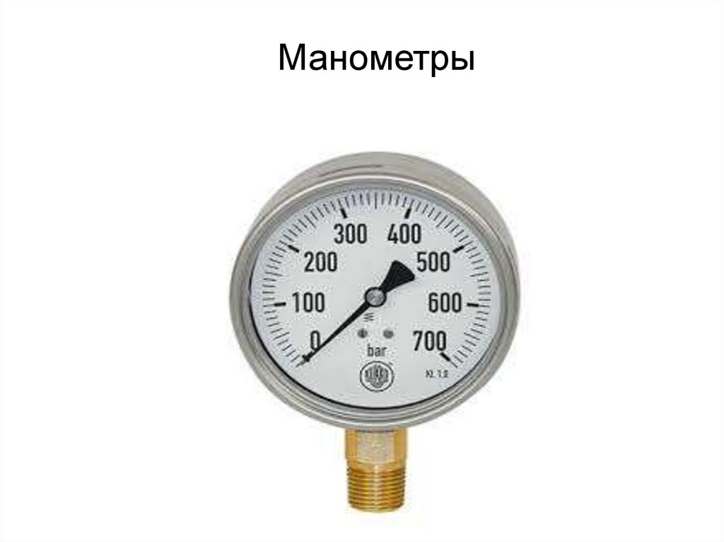 Типы манометров