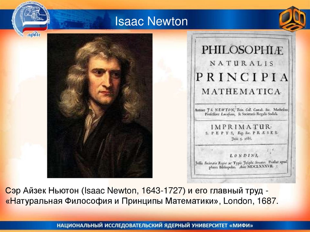 Read the text isaac newton