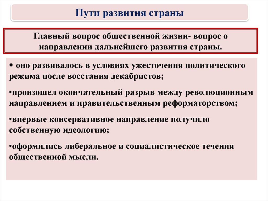 Общественное движение при александре 3 схема