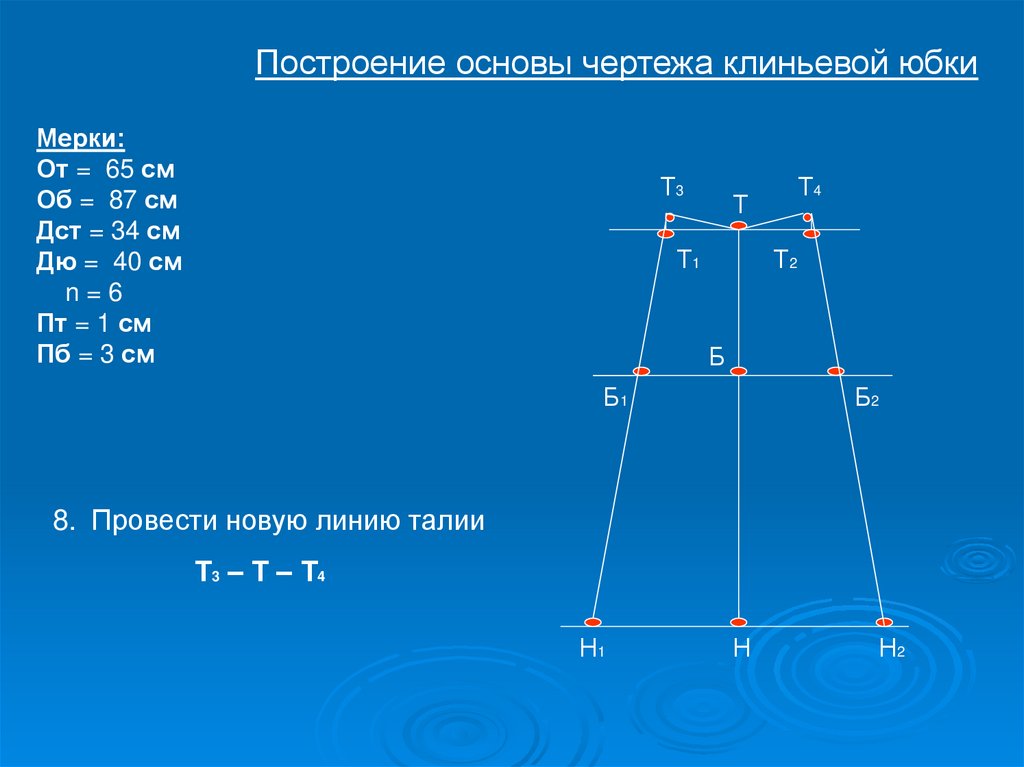 Мерки для построения чертежа юбки. Построение клиньевой юбки 7 класс. Построение клиньевой юбки на миллиметровой бумаге. Чертёж в м 1:4 клиньевой юбки. Для построения чертежа клиньевой юбки необходимы мерки.