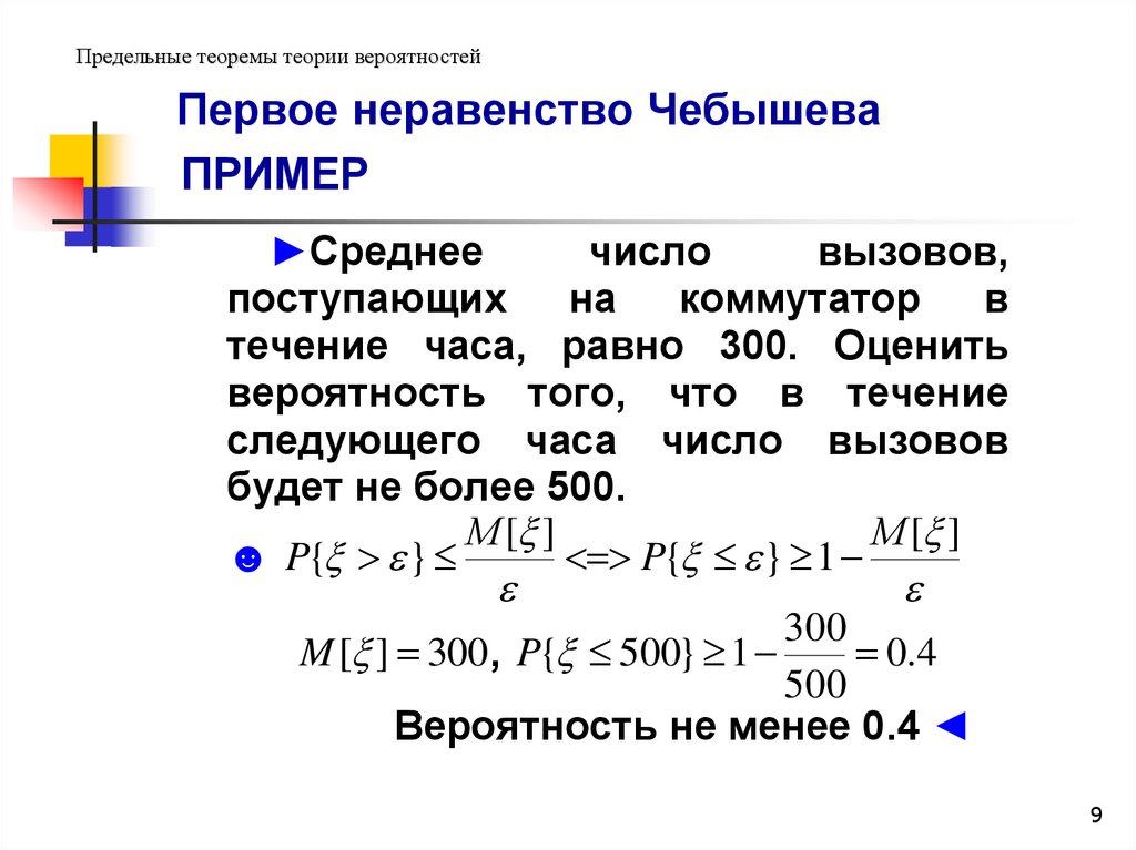 Теоремы теории вероятностей презентация