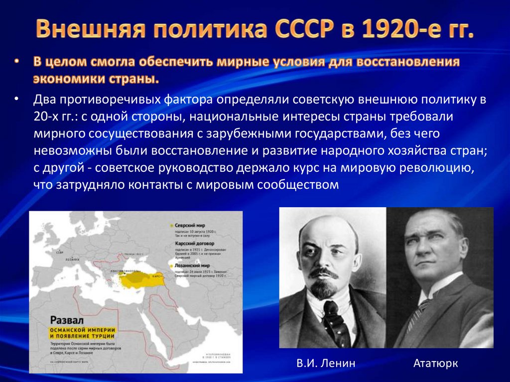 Внешняя политика СССР в 1920-е гг.