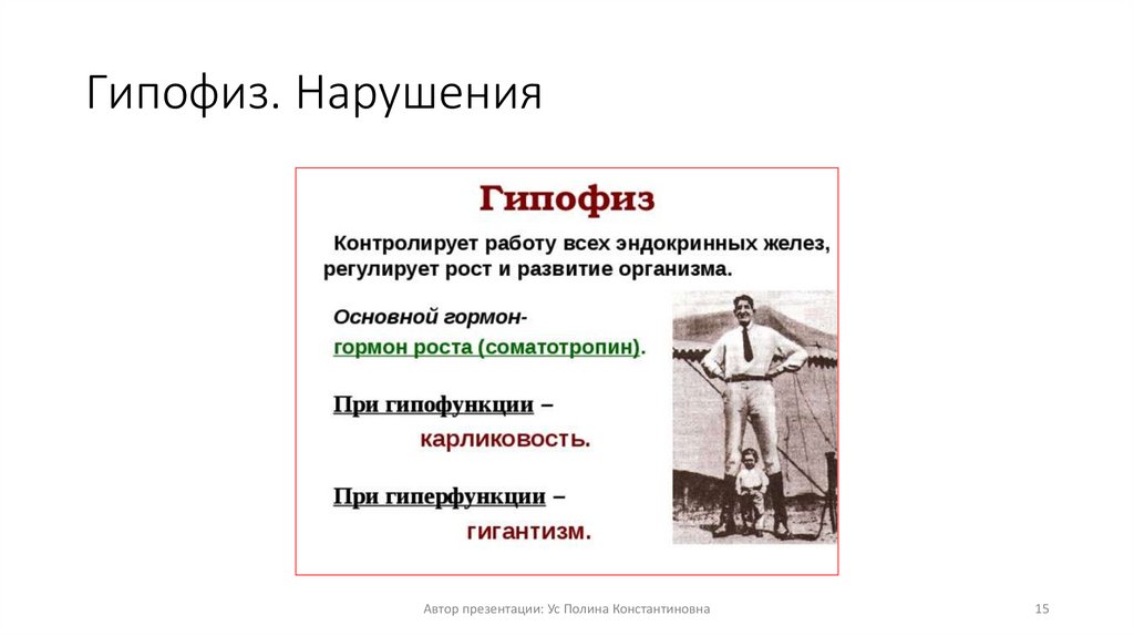 Гипофиз. Нарушения