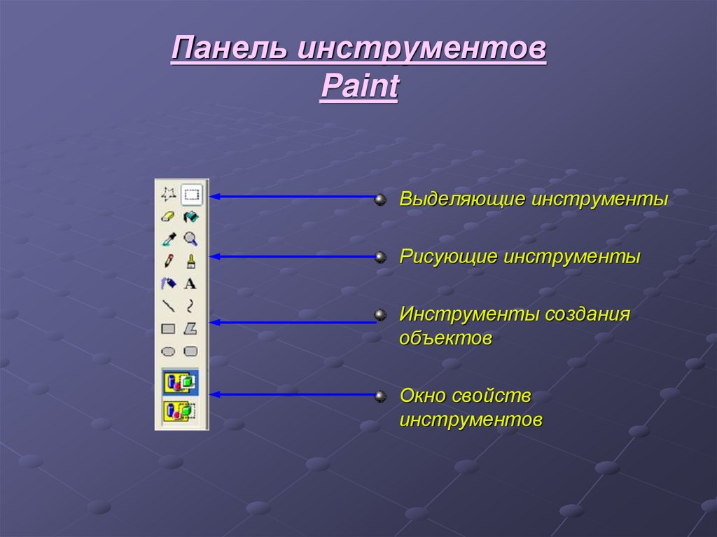 Панель инструментов. Панель инструментов Paint. Панель инструментов графического редактора. Название инструментов графического редактора Paint. Панель инструментов графического редактора Paint.