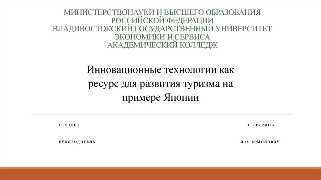 Программа пребывания в японии образец