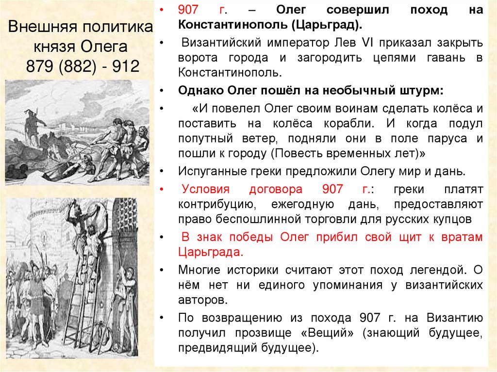 Результат похода олега. Поход князя Олега на Киев. Поход на Киев 882.