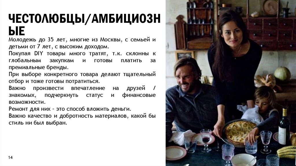 ЧЕСТОЛЮБЦЫ/АМБИЦИОЗНЫЕ