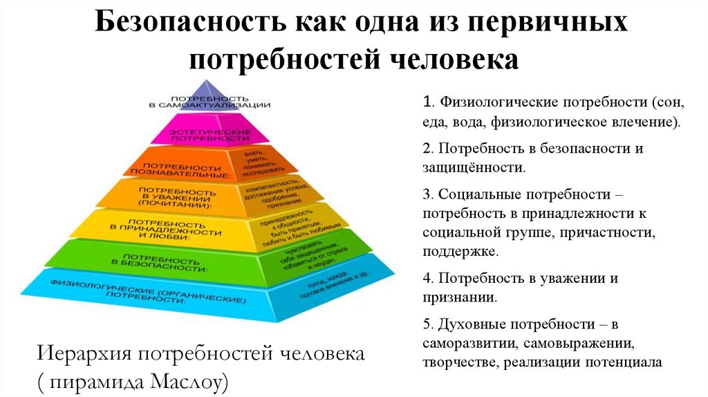 Первичные потребности