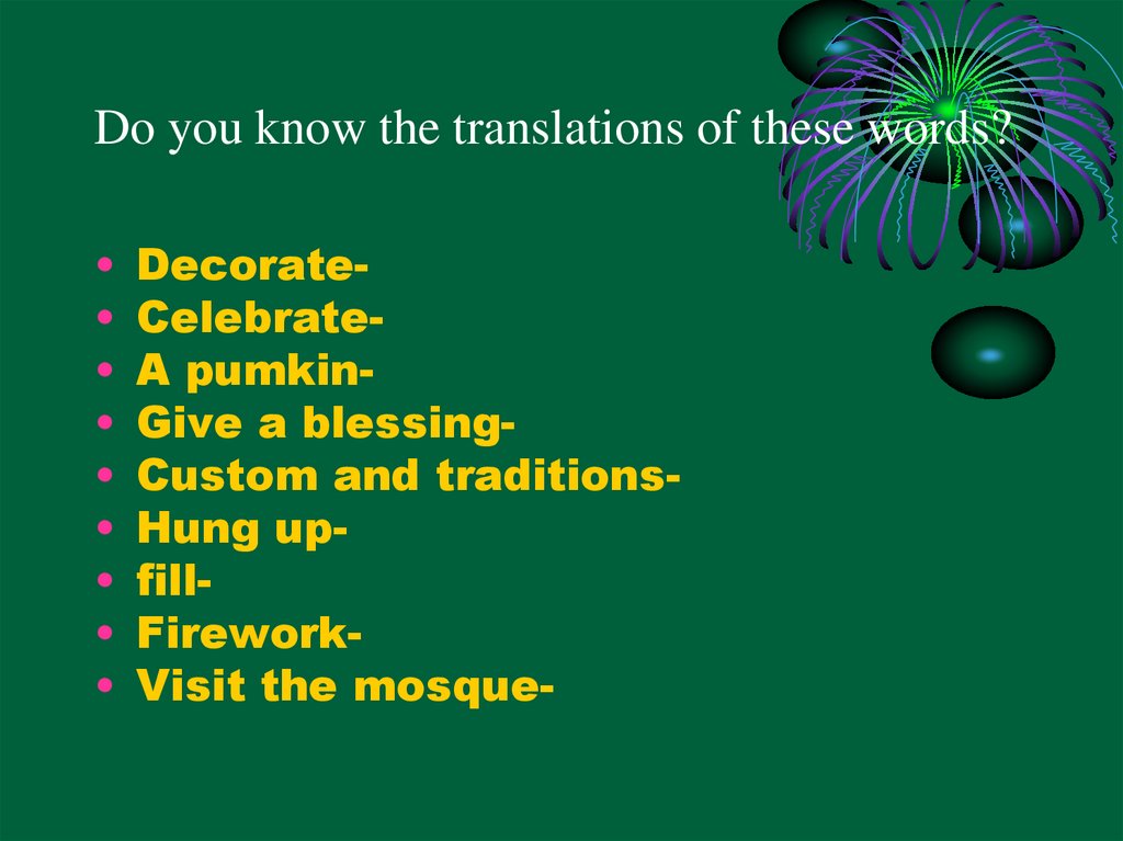 Do you know the translations of these words?