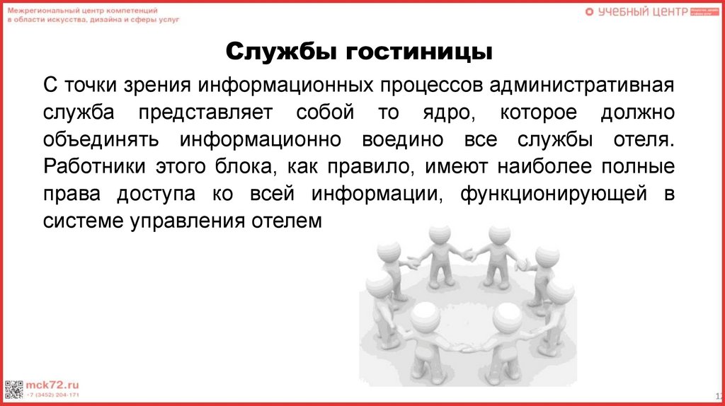 Службы гостиницы