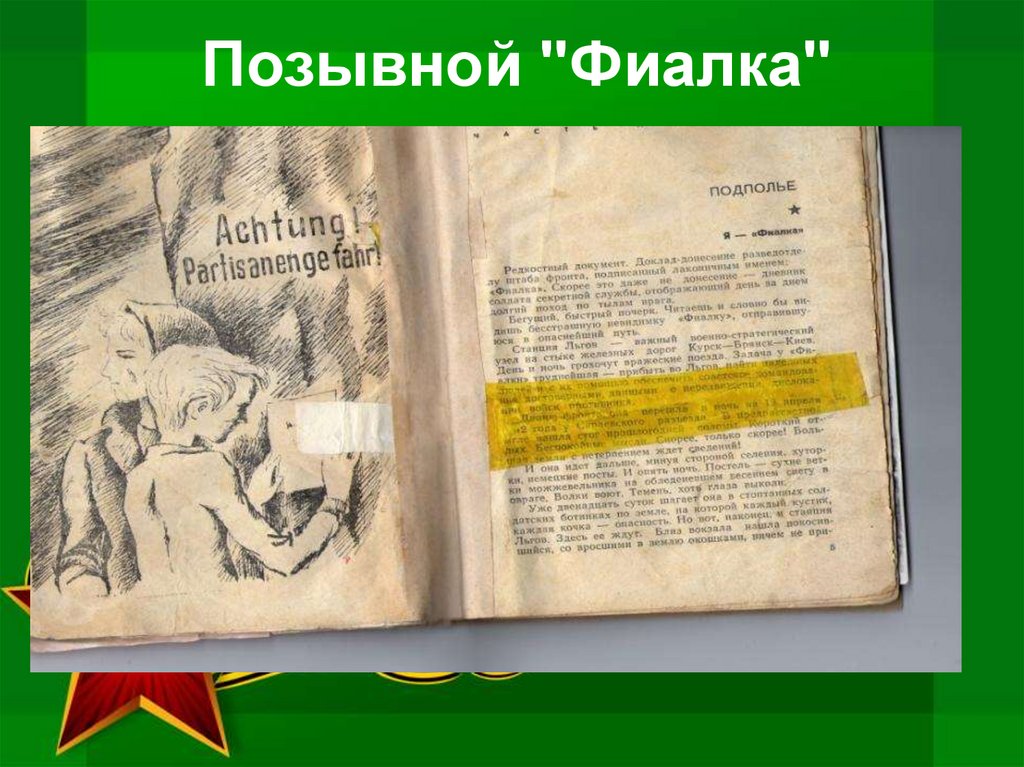 Позывной "Фиалка"