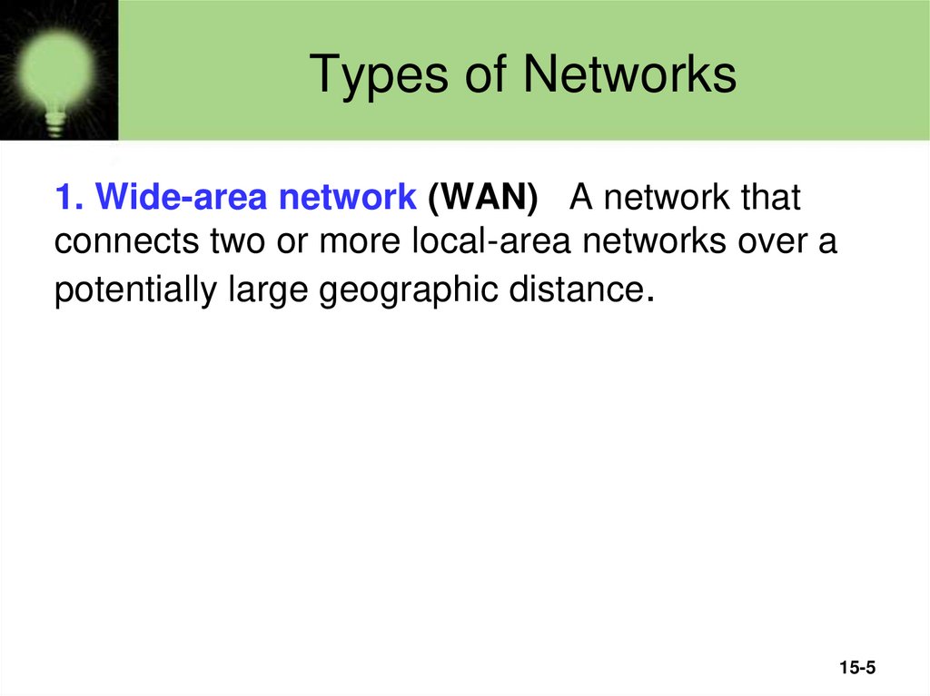 Types of Networks