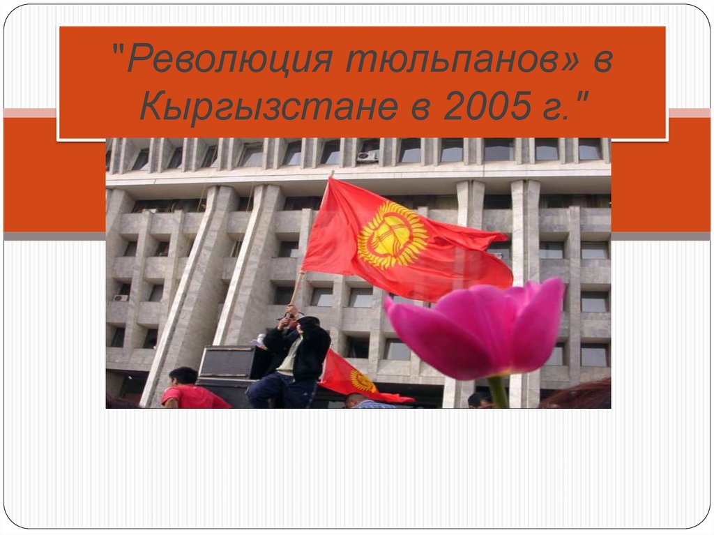 "Революция тюльпанов» в Кыргызстане в 2005 г."