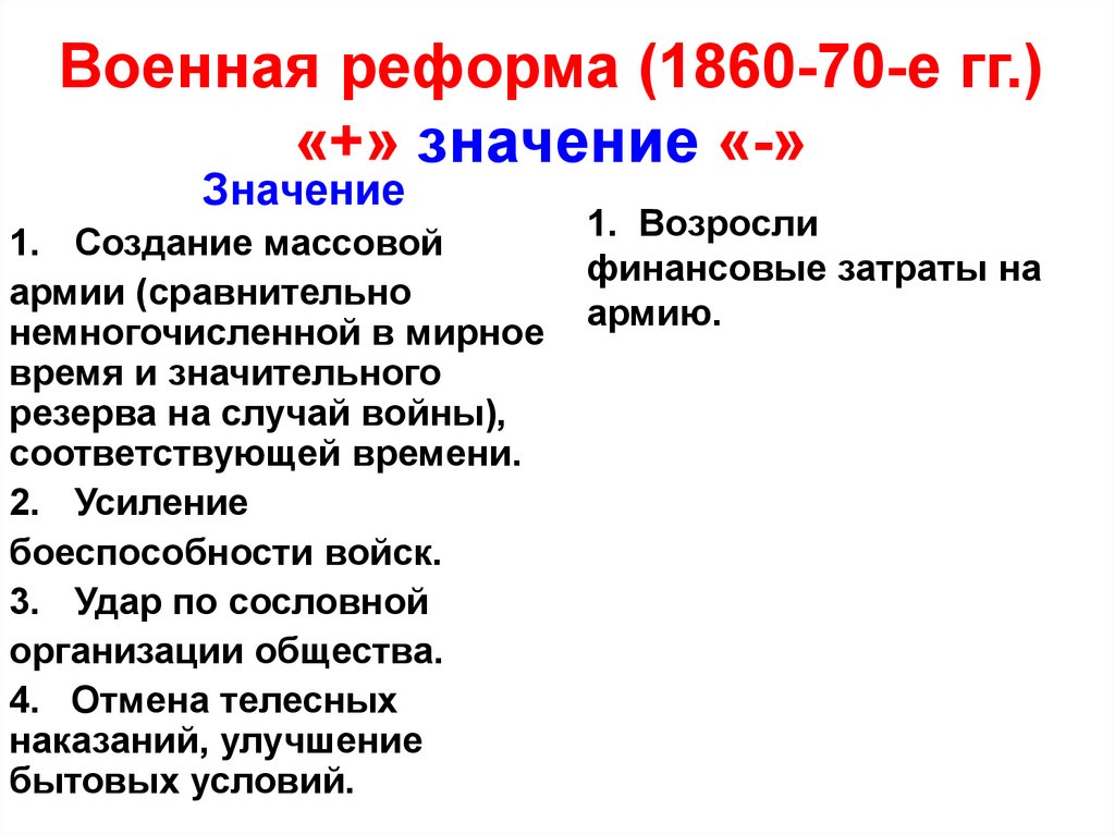 Реформы 60 70 19 века