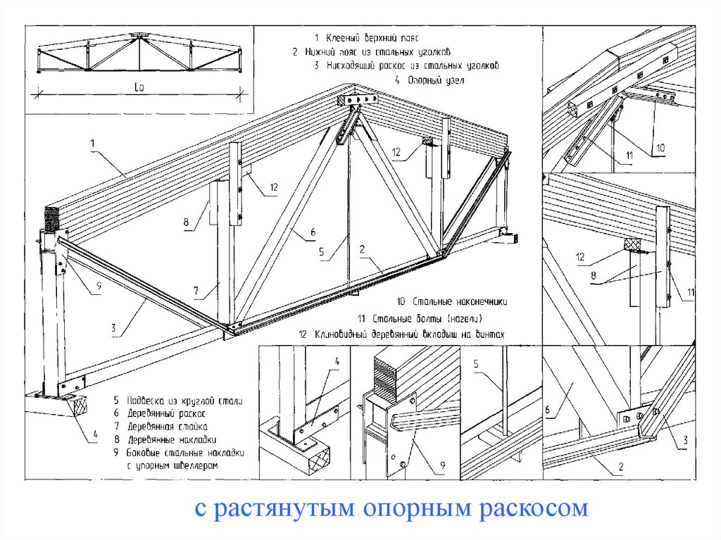 По статической схеме фермы могут быть разрезными неразрезными и