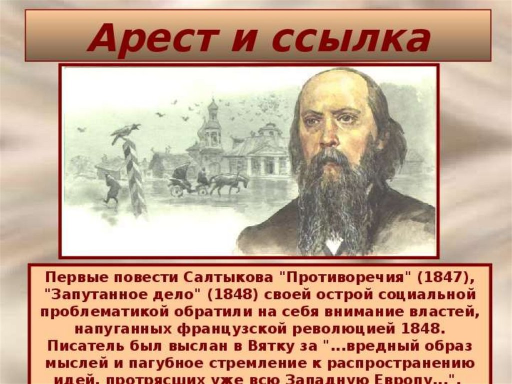 Салтыков щедрин презентация 10 класс биография и творчество