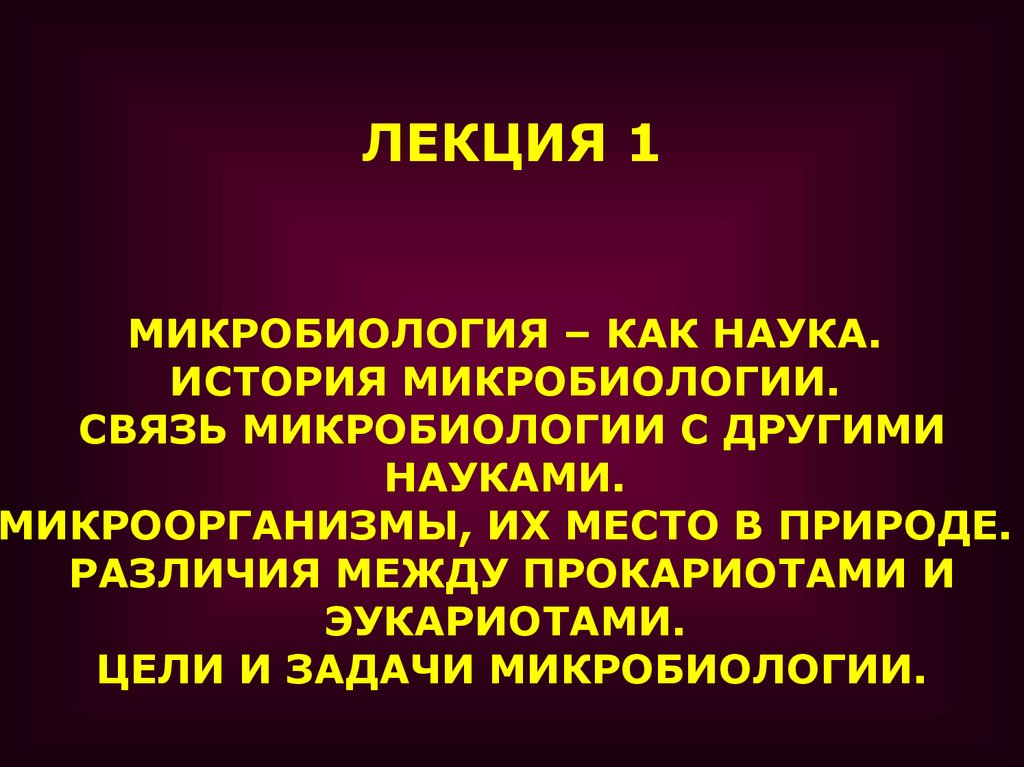 История микробиологии презентация