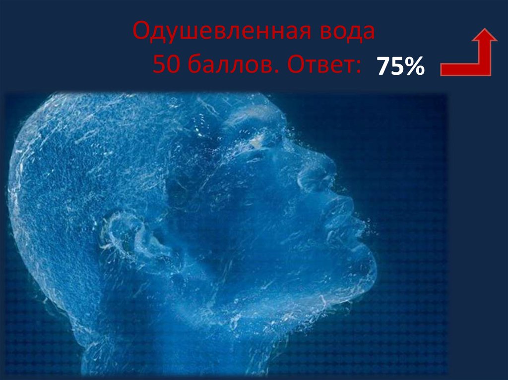 Одушевленная вода 50 баллов. Ответ: