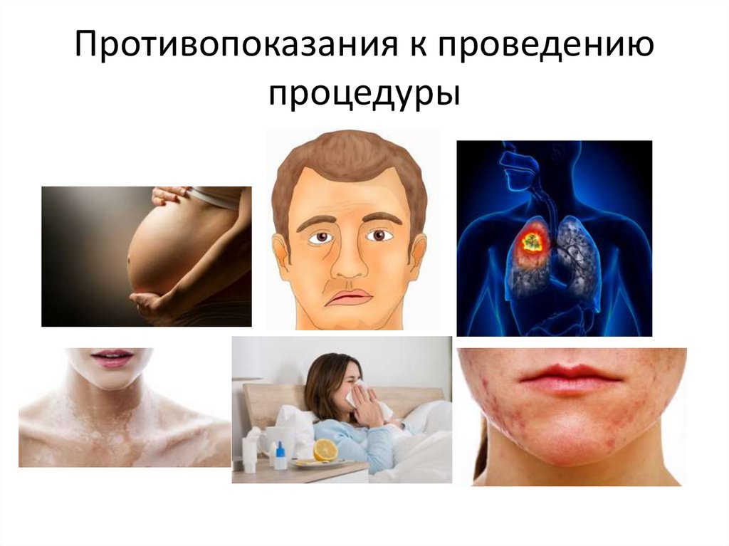 Противопоказания к проведению процедуры