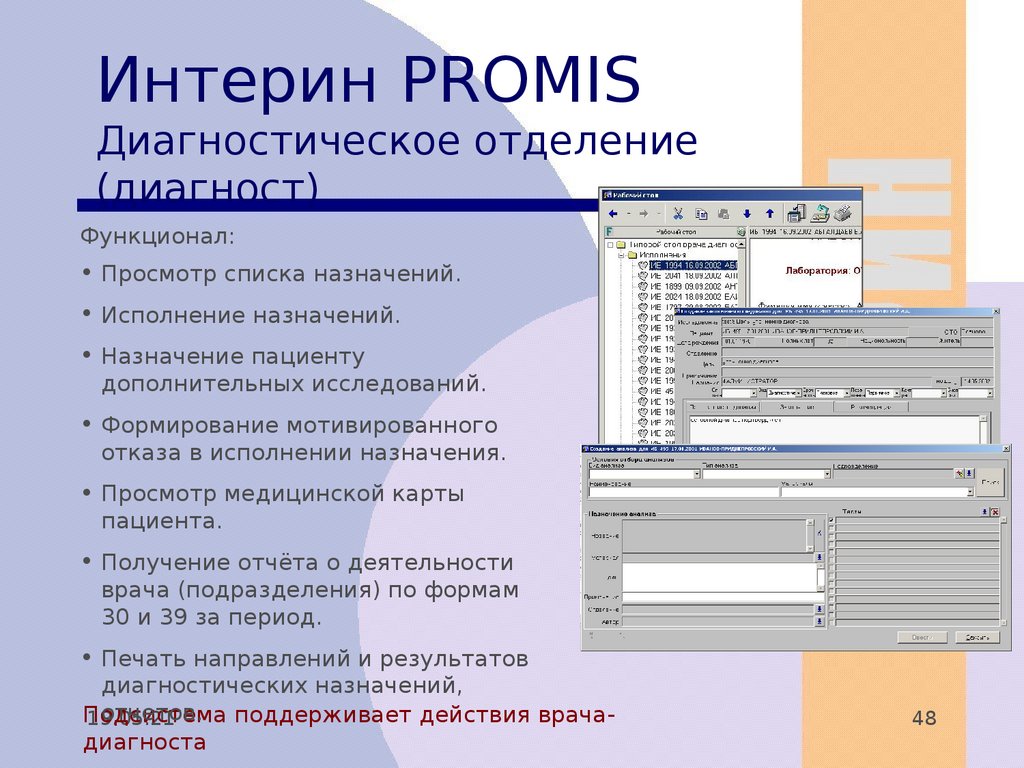 Мис интерин promis презентация