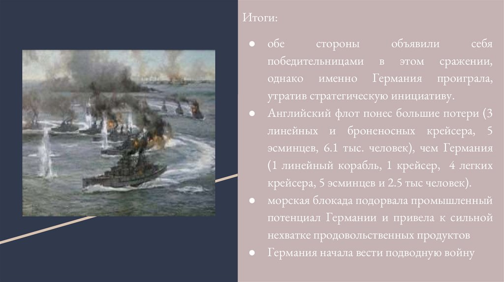 Ютландское сражение кратко. Ютландское сражение 1916. Ютландское сражение презентация. Ютландское Морское сражение итоги.