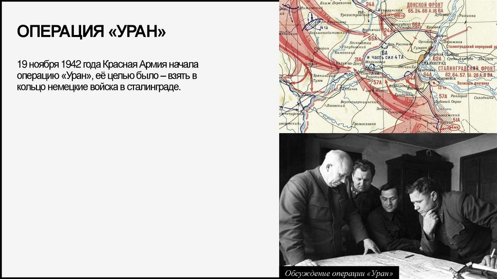 Уран 19 ноября 1942. Операция Уран 1942. Операция Уран Сталинградская битва. Операция Уран цель. Операция кольцо.