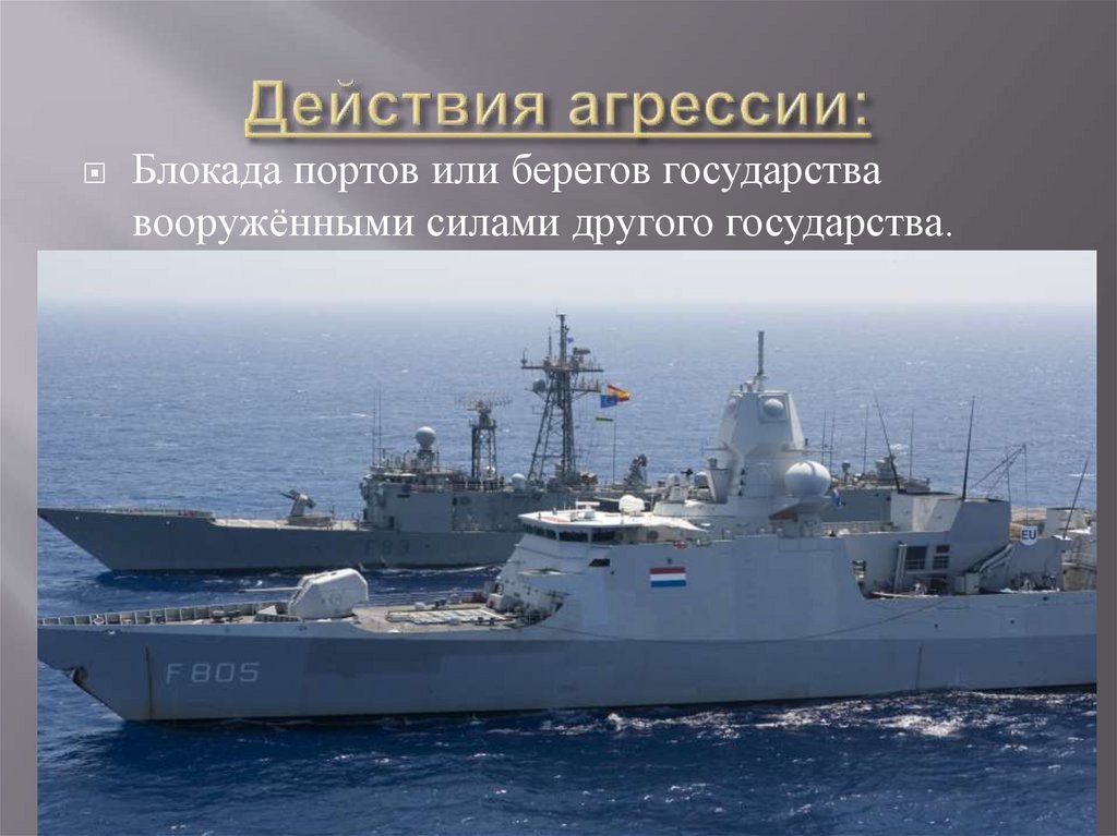 Действия агрессии: