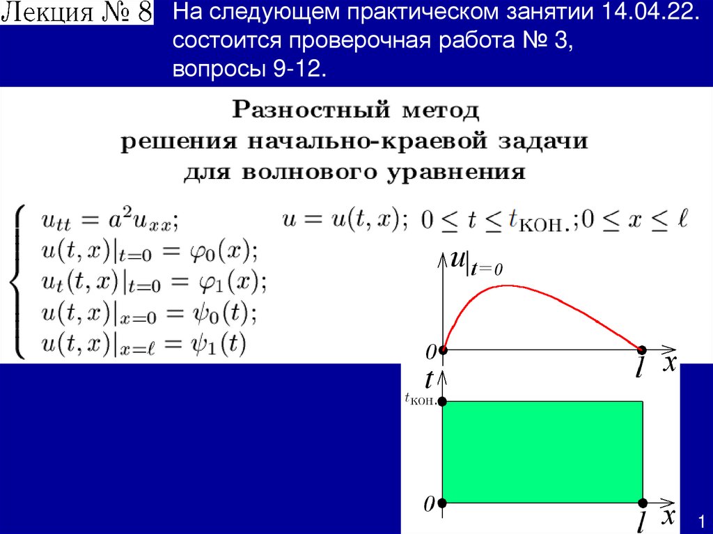 Конечно разностный метод в экселе