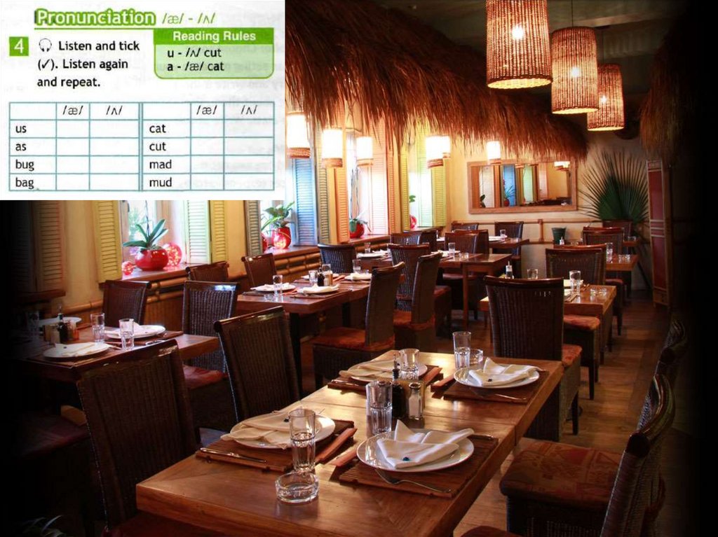 Booking a table at a restaurant 6 класс презентация