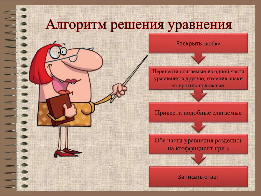 Математика 6 решение уравнений презентация