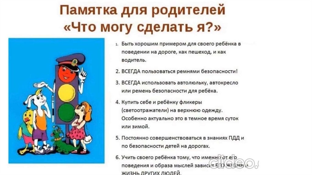 Памятка для презентации