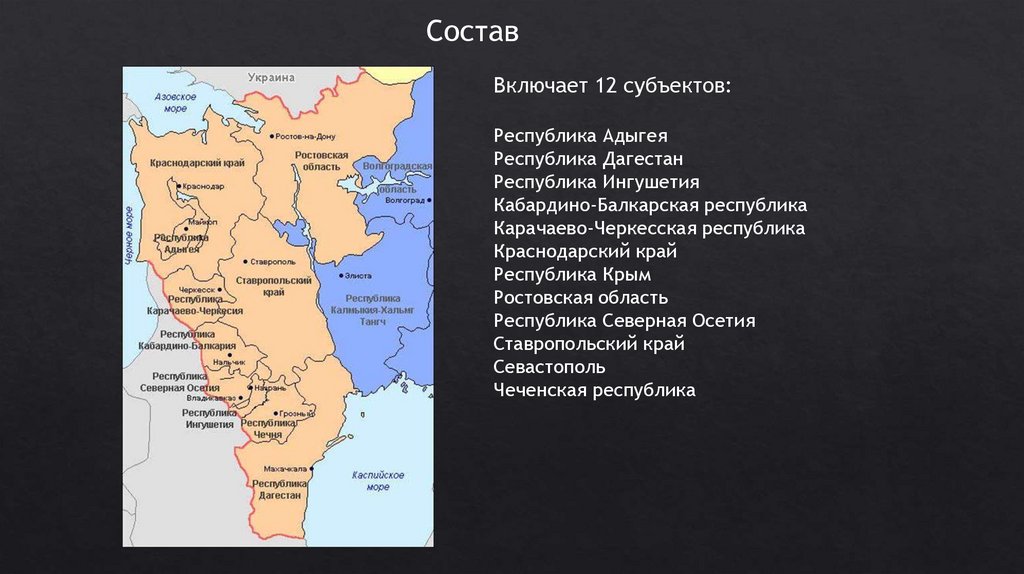 Население северного кавказа 9 класс