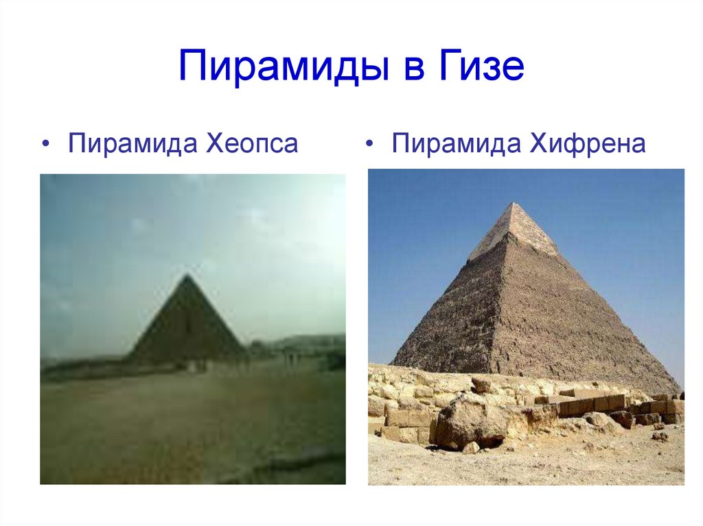 Пирамиды в Гизе