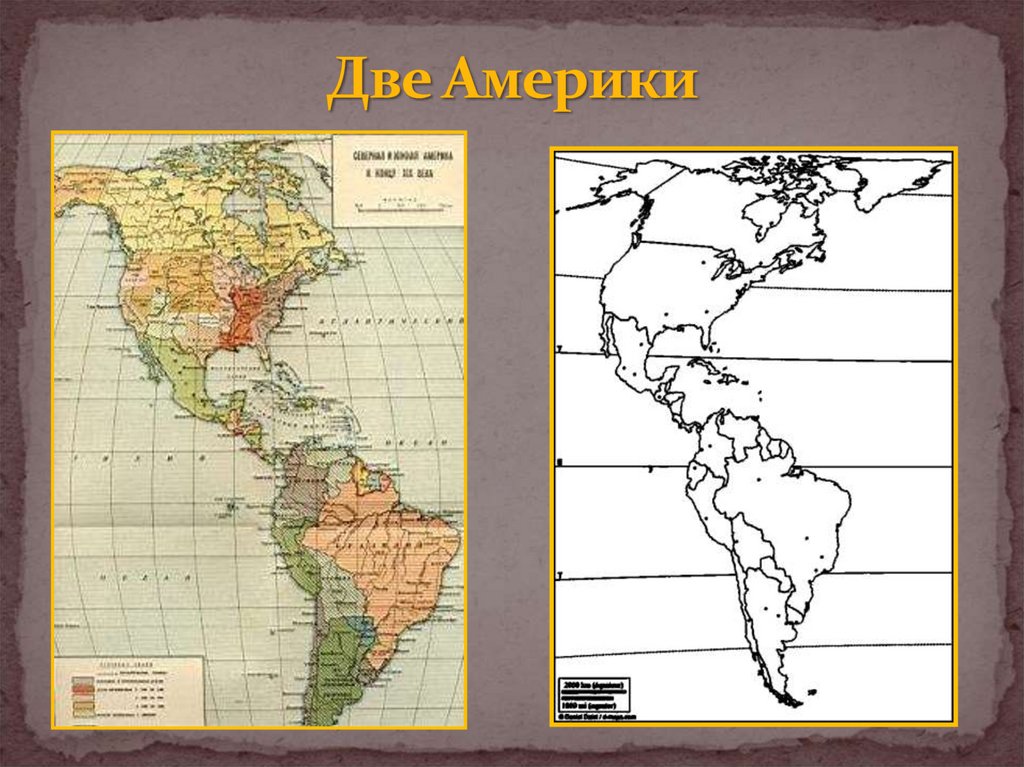 Карта латинская америка в 19 в