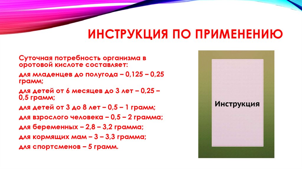 ИНСТРУКЦИЯ ПО ПРИМЕНЕНИЮ