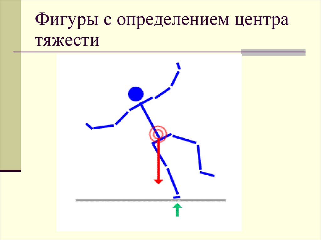 Центр тяжести рисунок