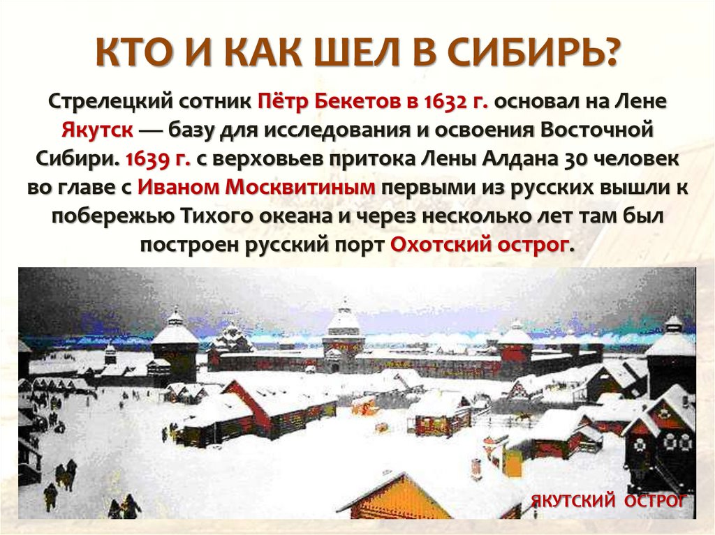 Города основанные русскими землепроходцами. Основание города Якутск в 1632. Города Сибири основанные.