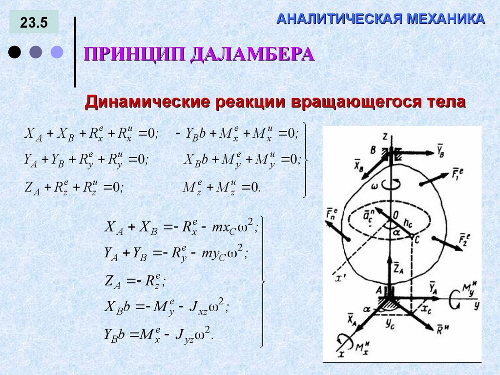 АНАЛИТИЧЕСКАЯ МЕХАНИКА