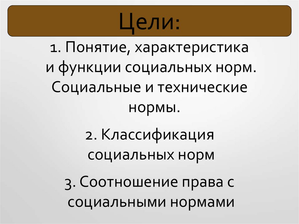 Право и социальные нормы презентация