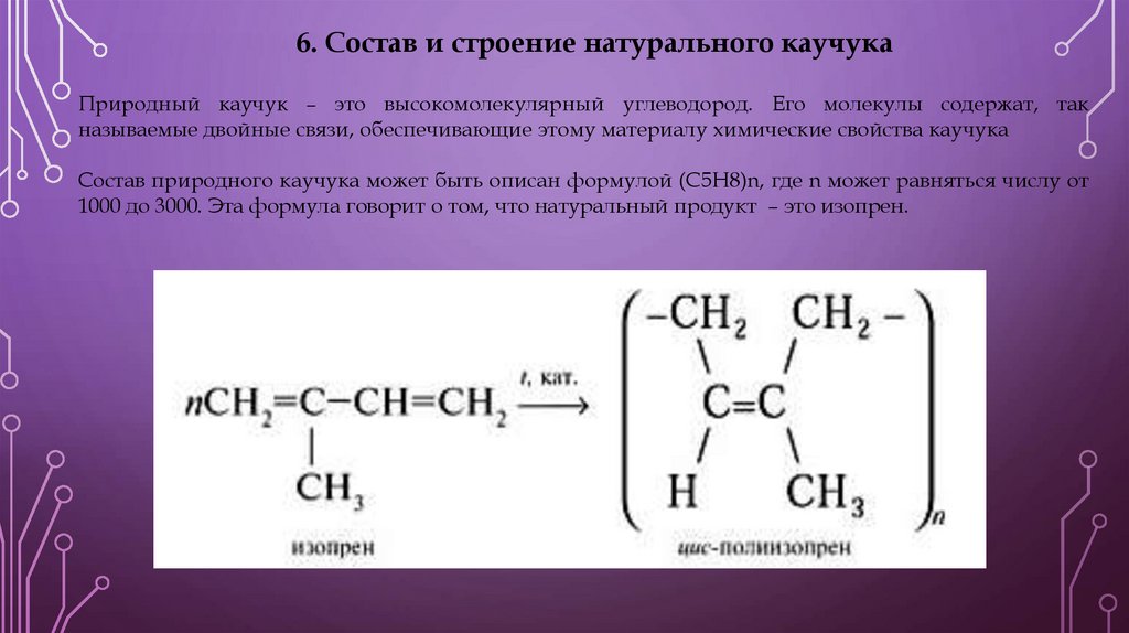 Каучук. Резина.