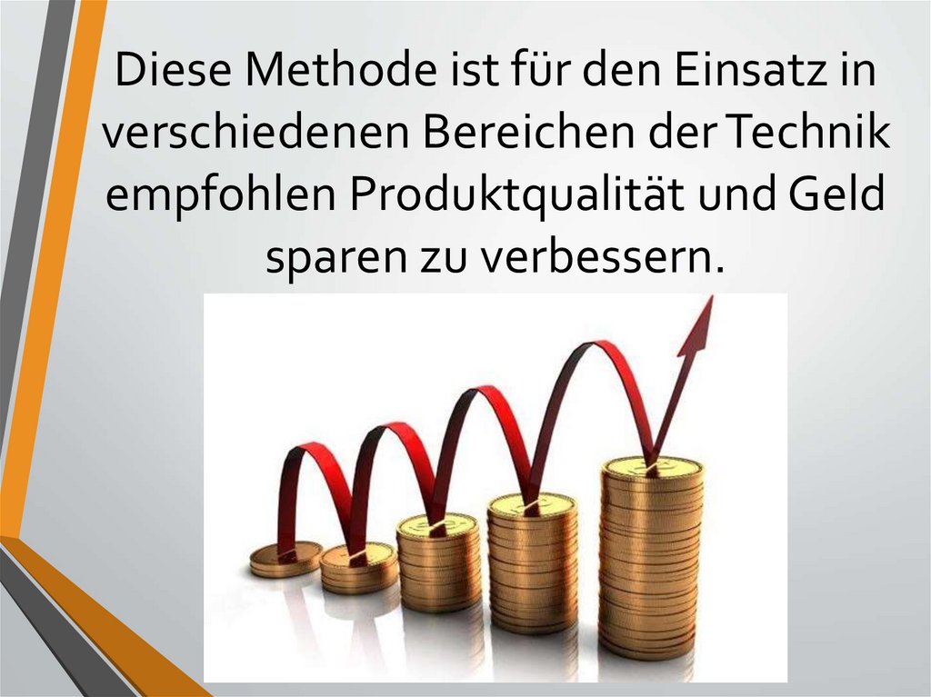 Diese Methode ist für den Einsatz in verschiedenen Bereichen der Technik empfohlen Produktqualität und Geld sparen zu