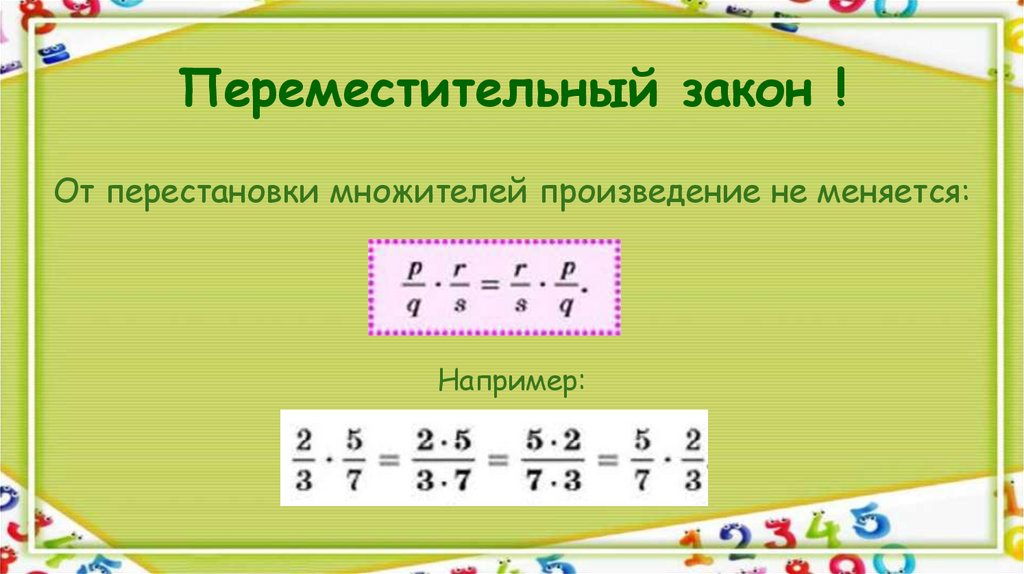 Законы умножения распределительный закон 5 класс никольский презентация