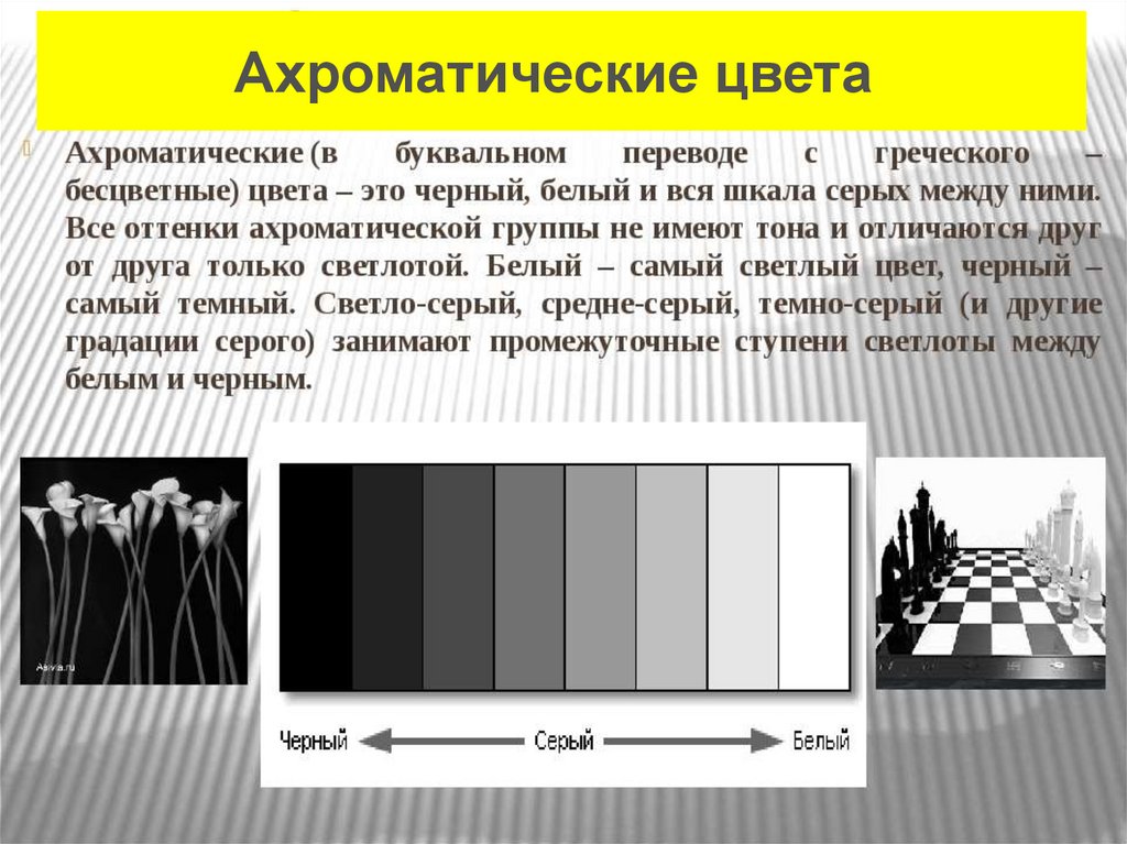 Черный цвет презентация