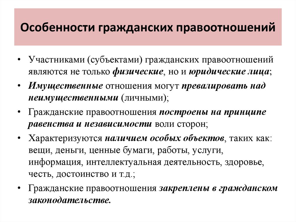 Гражданские правоотношения презентация 9 кл