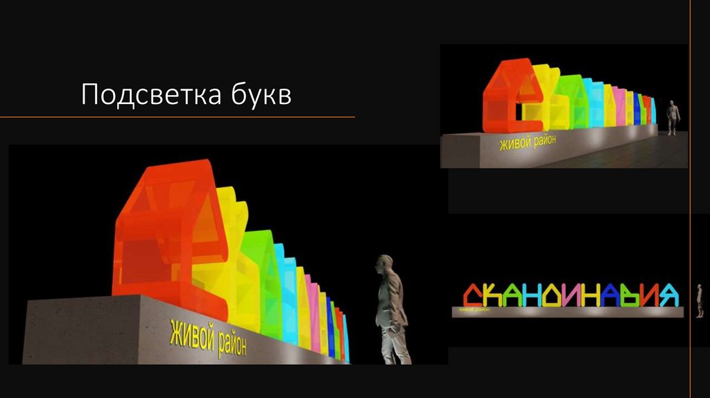 Подсветка букв