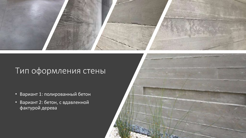 Тип оформления стены