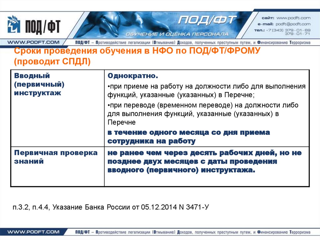 Правила фт. Под ФТ ФРОМУ. Особенности деятельности нефинансовых организаций в системе под/ФТ.. Инструктаж по под ФТ ФРОМУ. Под/ФТ расшифровка.