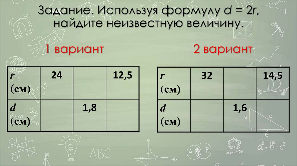 Заполни таблицу ома