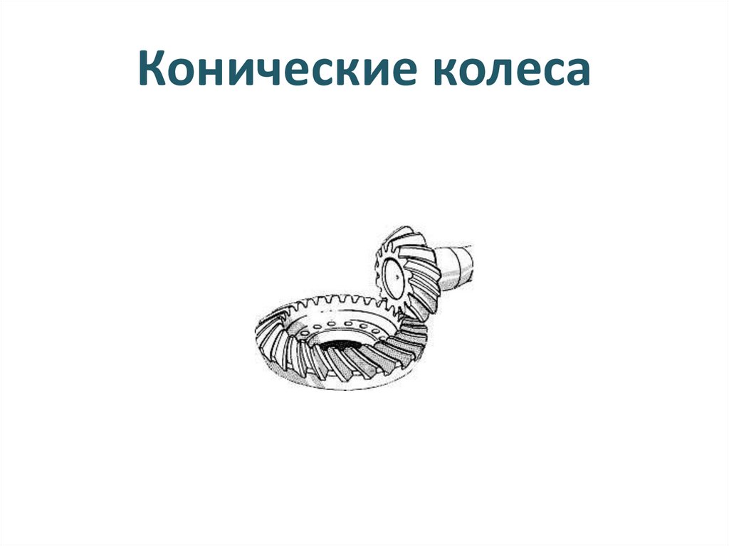 Конические колеса